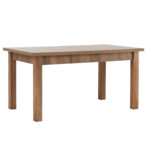 Jedálenský stôl, rozkladací, dub lefkas tmavý, 160-203×90 cm, MONTANA STW
