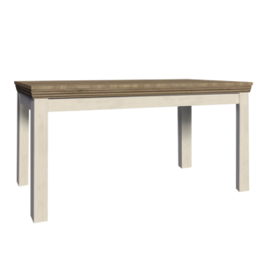 Jedálenský rozkladací stôl, sosna nordická/dub divoký, 160-203×90 cm, ROYAL ST