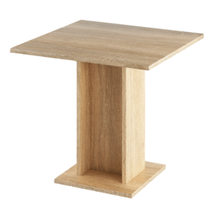 Jedálenský stôl, dub sonoma, 79×79 cm, EUGO