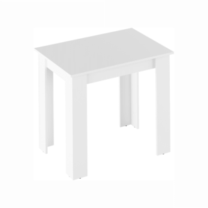 Jedálenský stôl, biela, 86×60 cm, TARINIO