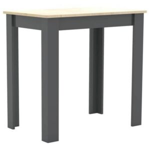 Jedálenský Stôl Esal, 80×50 Cm, Antracitový