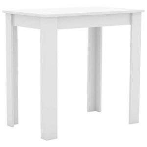 Jedálenský Stôl Esal, 80×50 Cm, Biely