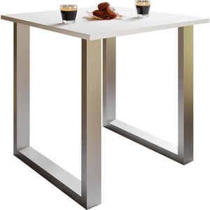 Jedálenský Stôl Xona Biely 80×50 Cm